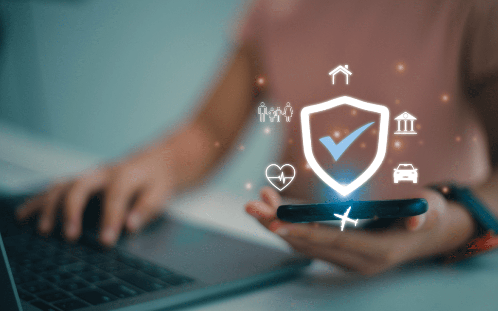 An individual communicated with their insurance provider, of which the insurance organization records and archives all communications for effective data management.